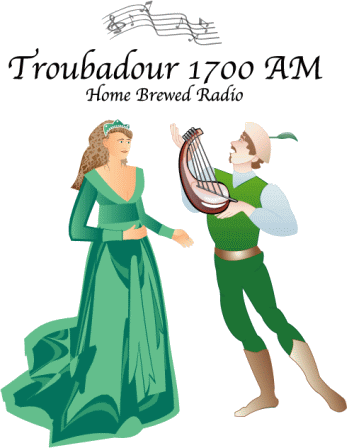 Troubadour 1700 AM Logo